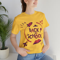 Back to School Subjects Shirt | Back to School Rocket Unisex T-Shirt