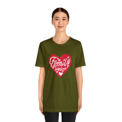 Family Reunion Heart Shirt | Family Love Unisex T-Shirt