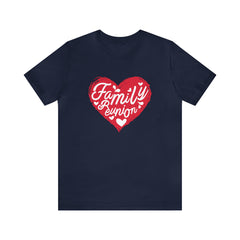 Family Reunion Heart Shirt | Family Love Unisex T-Shirt