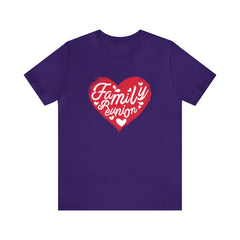 Family Reunion Heart Shirt | Family Love Unisex T-Shirt