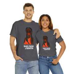 Black Blessed And Beautiful Shirt | Empowered & Beautiful Cotton T-shirt