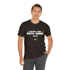 Sixth Grade Survival Mode Shirt | Minecraft School Unisex T-Shirt