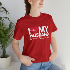 I Love My Husband Shirt | Couple Love T-Shirt, Pair Husband Wife Matching Shirt