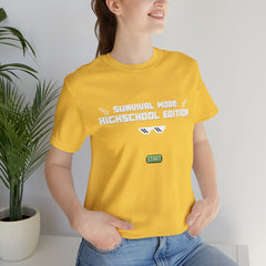 Highschool Survival Mode Shirt | Minecraft School Unisex T-Shirt