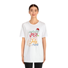 Merry Sunny July Shirt | Christmas in July Statement T-Shirt