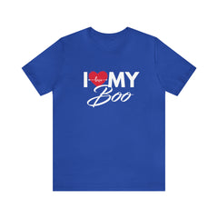 I Love My Boo Shirt | Couple Love T-Shirt, Pair Girlfriend Boyfriend Matching Shirt