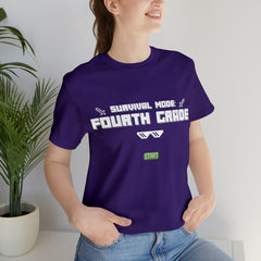 Fourth Grade Survival Mode | Minecraft Unisex T-Shirt