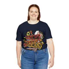 Beer and Motorcycle Shirt | Drink Beer Unisex T-Shirt