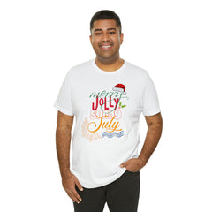Merry Sunny July Shirt | Christmas in July Statement T-Shirt