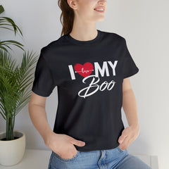 I Love My Boo Shirt | Couple Love T-Shirt, Pair Girlfriend Boyfriend Matching Shirt