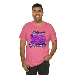 National Rollercoaster Day Pink Shirt | Carnival Ride T-Shirt