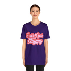 Slaying in Fourth Grade Shirt | Pink School Unisex T-Shirt