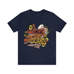 Beer and Motorcycle Shirt | Drink Beer Unisex T-Shirt
