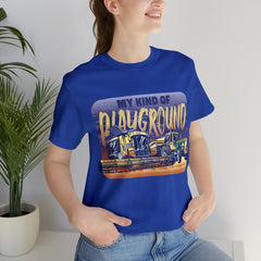 Tractor Farmer Playground Shirt | Tractor Enthusiast Unisex T-Shirt