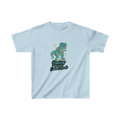 Dinosaur Roaring Through School | Second Grade Kids Heavy Cotton™ Tee