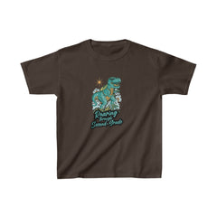 Dinosaur Roaring Through School | Second Grade Kids Heavy Cotton™ Tee