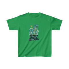 Dinosaur Roaring Through School | Second Grade Kids Heavy Cotton™ Tee