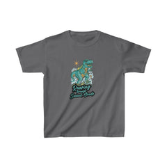 Dinosaur Roaring Through School | Second Grade Kids Heavy Cotton™ Tee