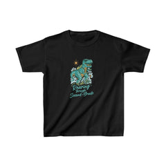 Dinosaur Roaring Through School | Second Grade Kids Heavy Cotton™ Tee