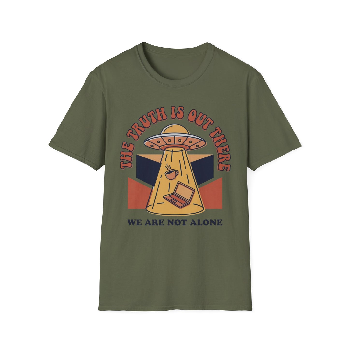 The Truth Is Out There UFO Graphic T-Shirt — Vintage Alien Abduction Tee