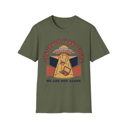 The Truth Is Out There UFO Graphic T-Shirt — Vintage Alien Abduction Tee