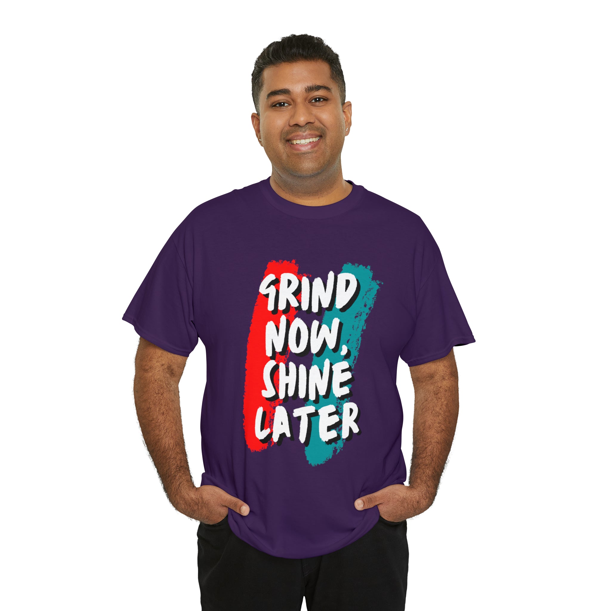 Grind Now, Shine Later Shirt | Hustler In Motion Unisex T-Shirt