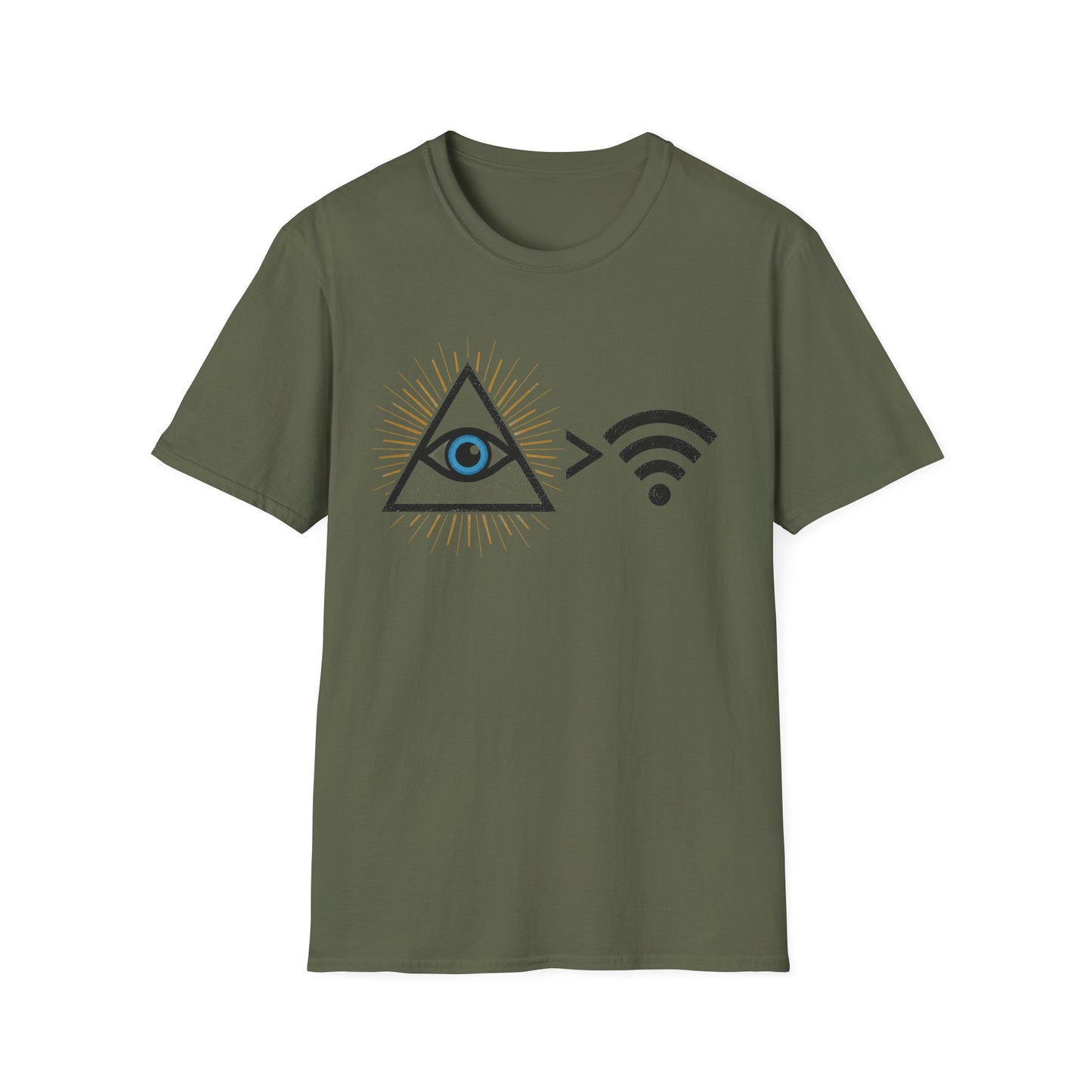Third Eye Is Greater than WiFi Softstyle T-Shirt