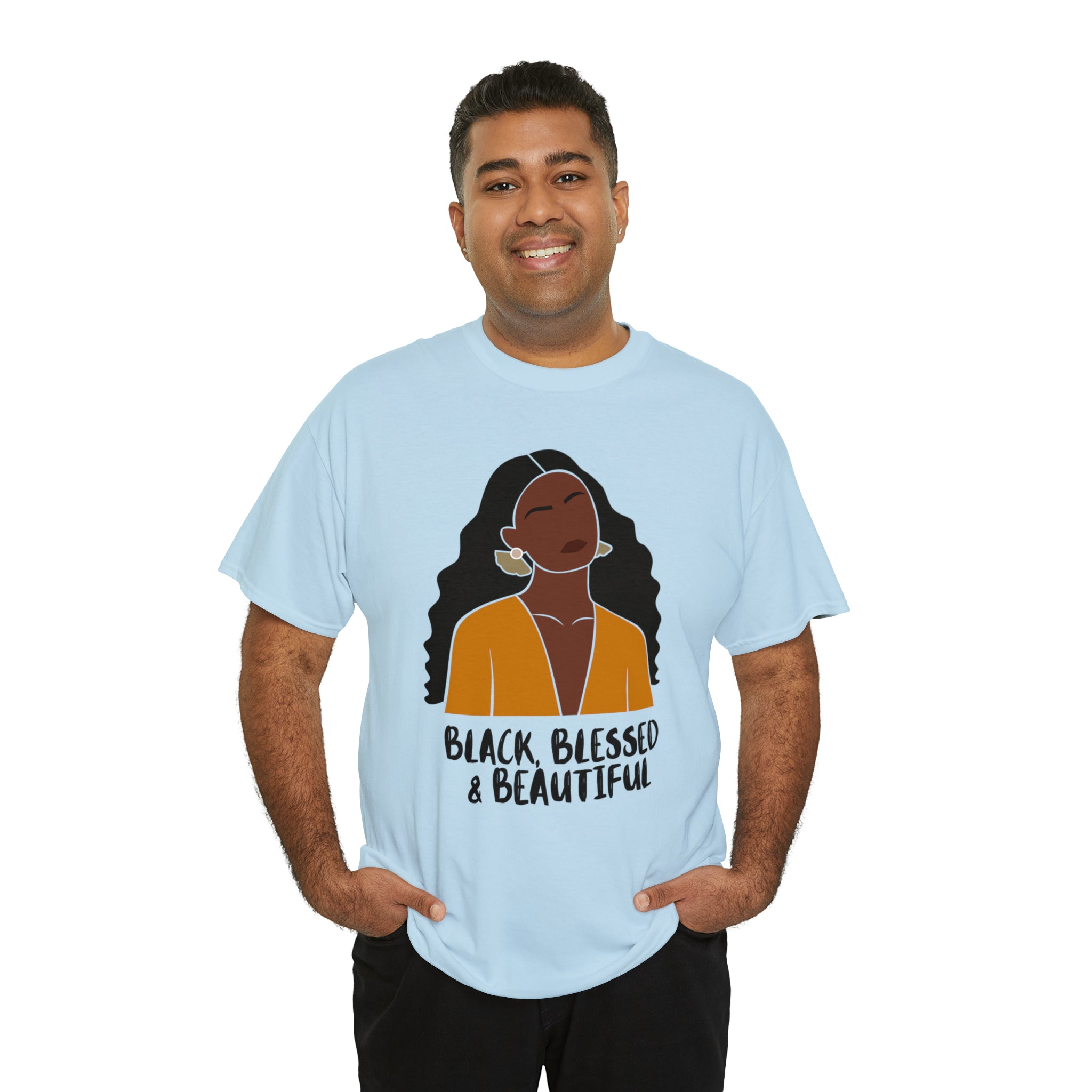 Black, Blessed & Beautiful Shirt | Empowered & Beautiful Cotton T-shirt