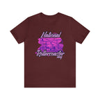 National Rollercoaster Day Pink Shirt | Carnival Ride T-Shirt