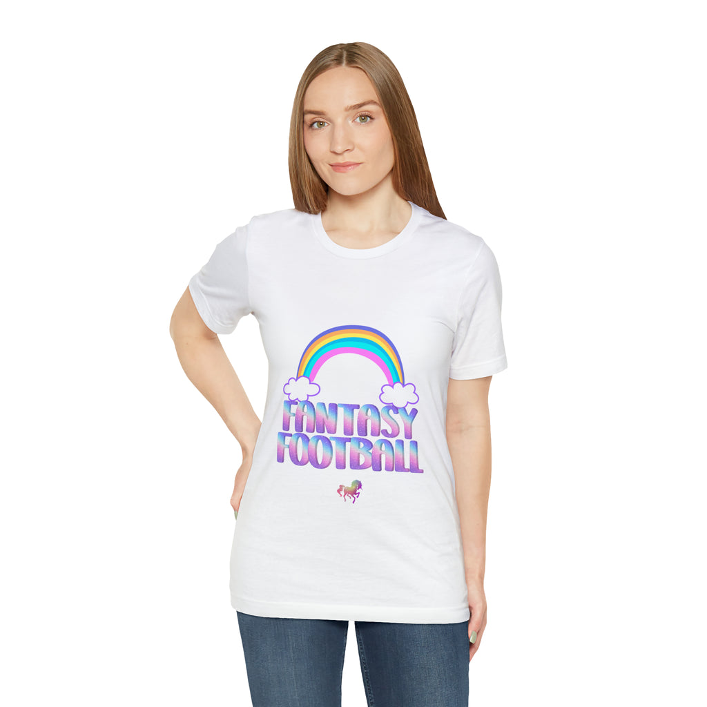 Cute Fantasy Football Shirt | Pink Cute Fantasy Football Unisex T-Shirt