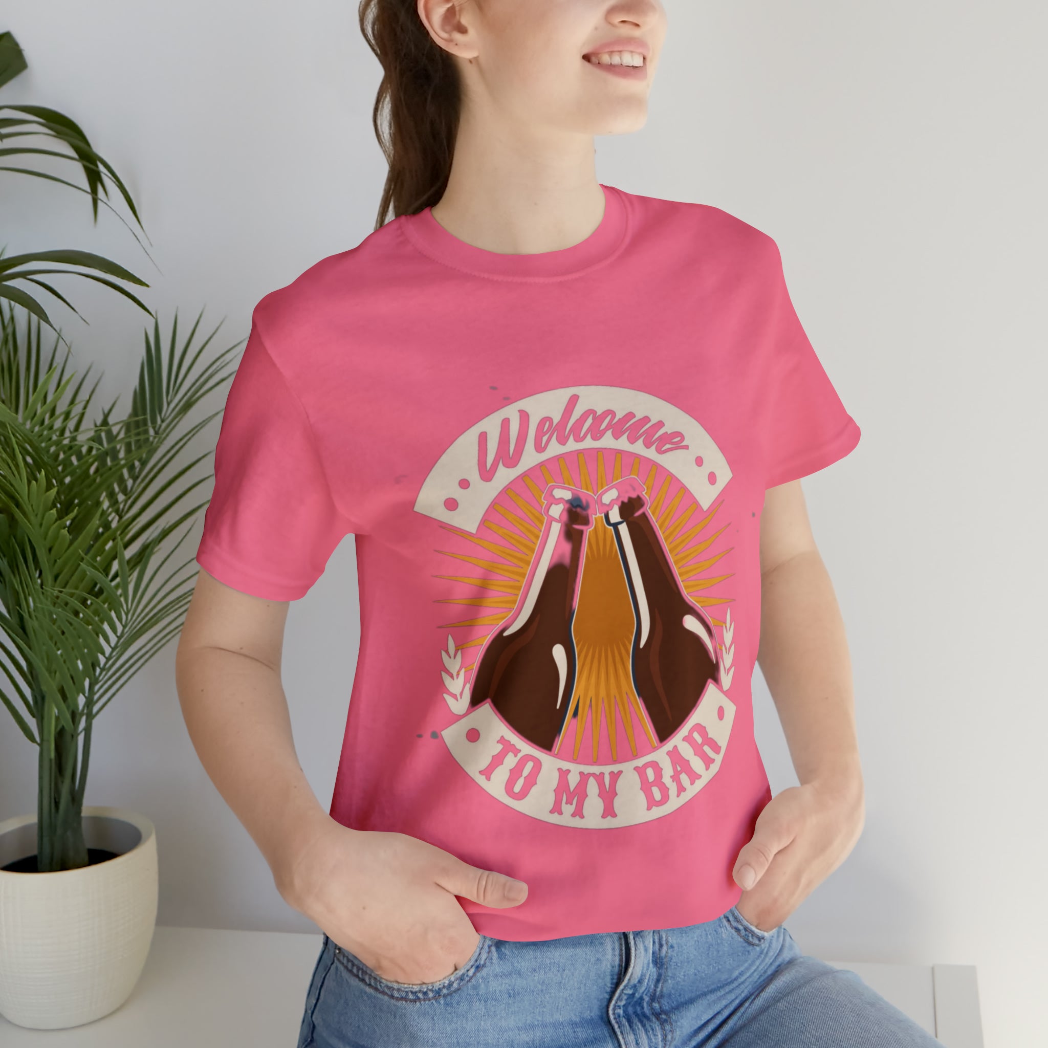 Welcome to my Bar Beer Shirt | Drink Beer Unisex T-Shirt