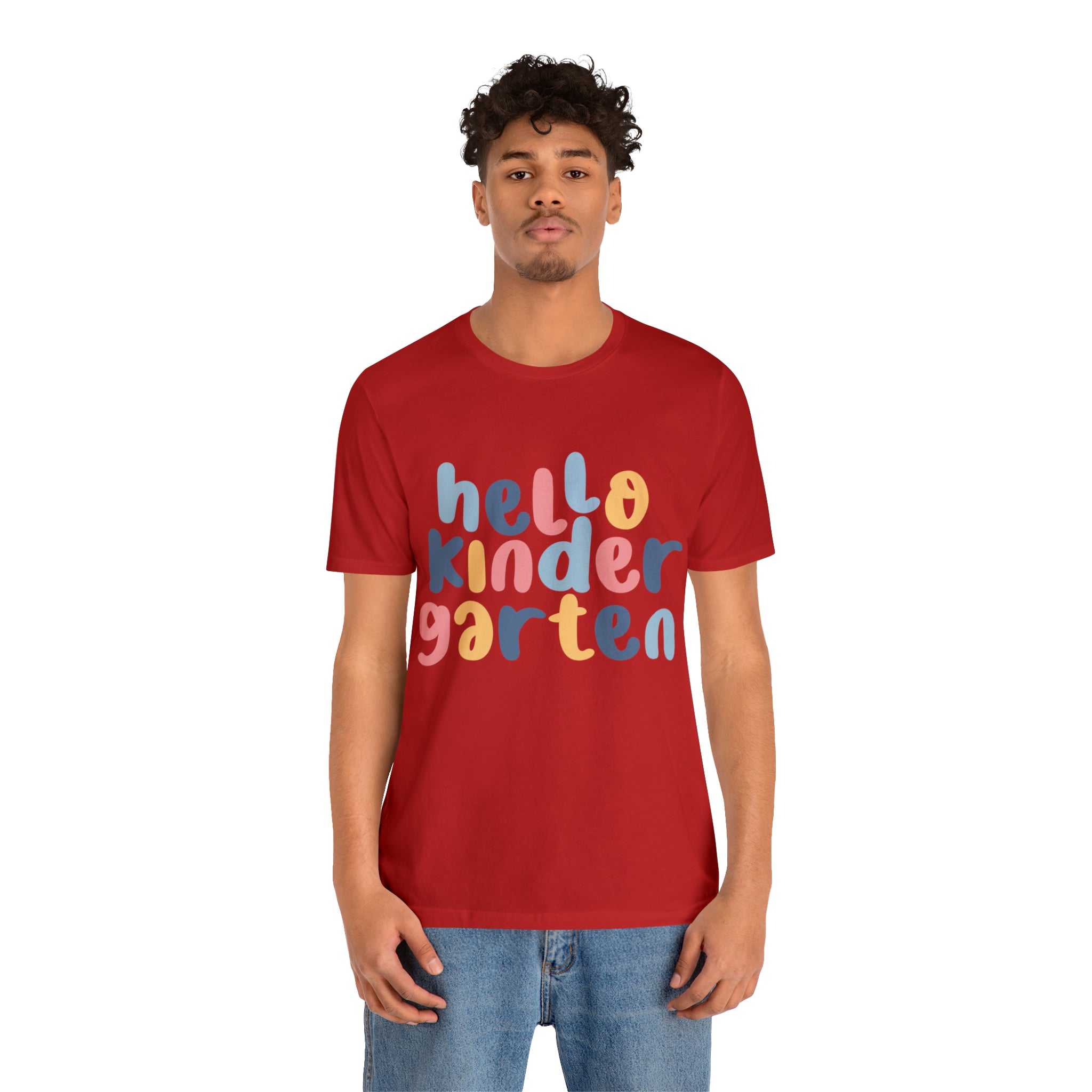 Hello Kindergarten School Shirt | First day of School Unisex T-Shirt