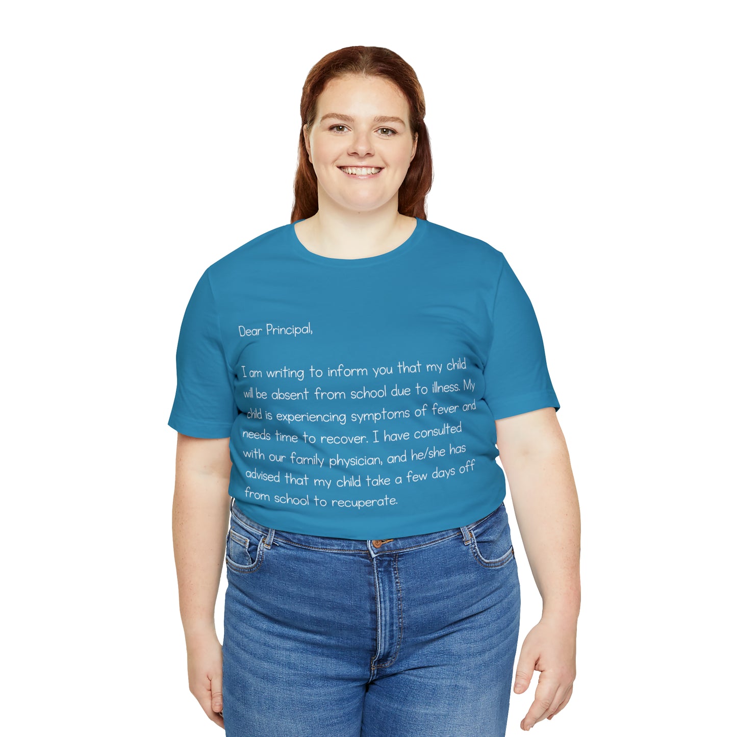 Absent Excuse Letter School Shirt | Hilarious Sick Letter Statement T-Shirt