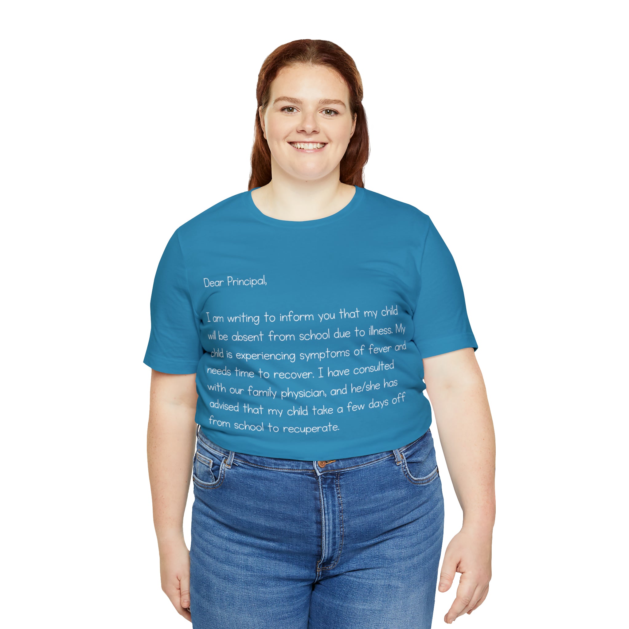 Absent Excuse Letter School Shirt | Hilarious Sick Letter Statement T-Shirt