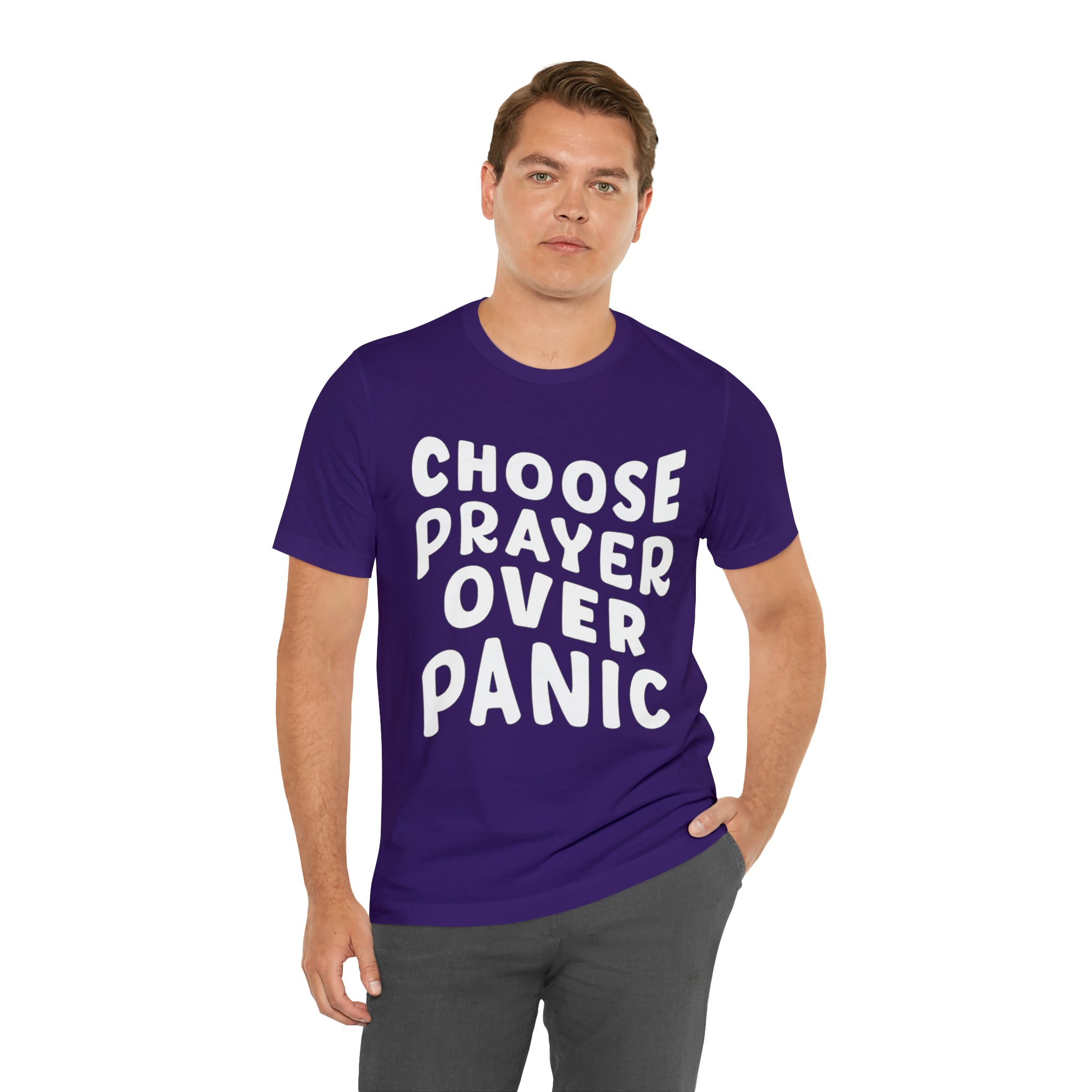 Prayer Over Panic Unisex Shirt | Religious Shirt for Prayers