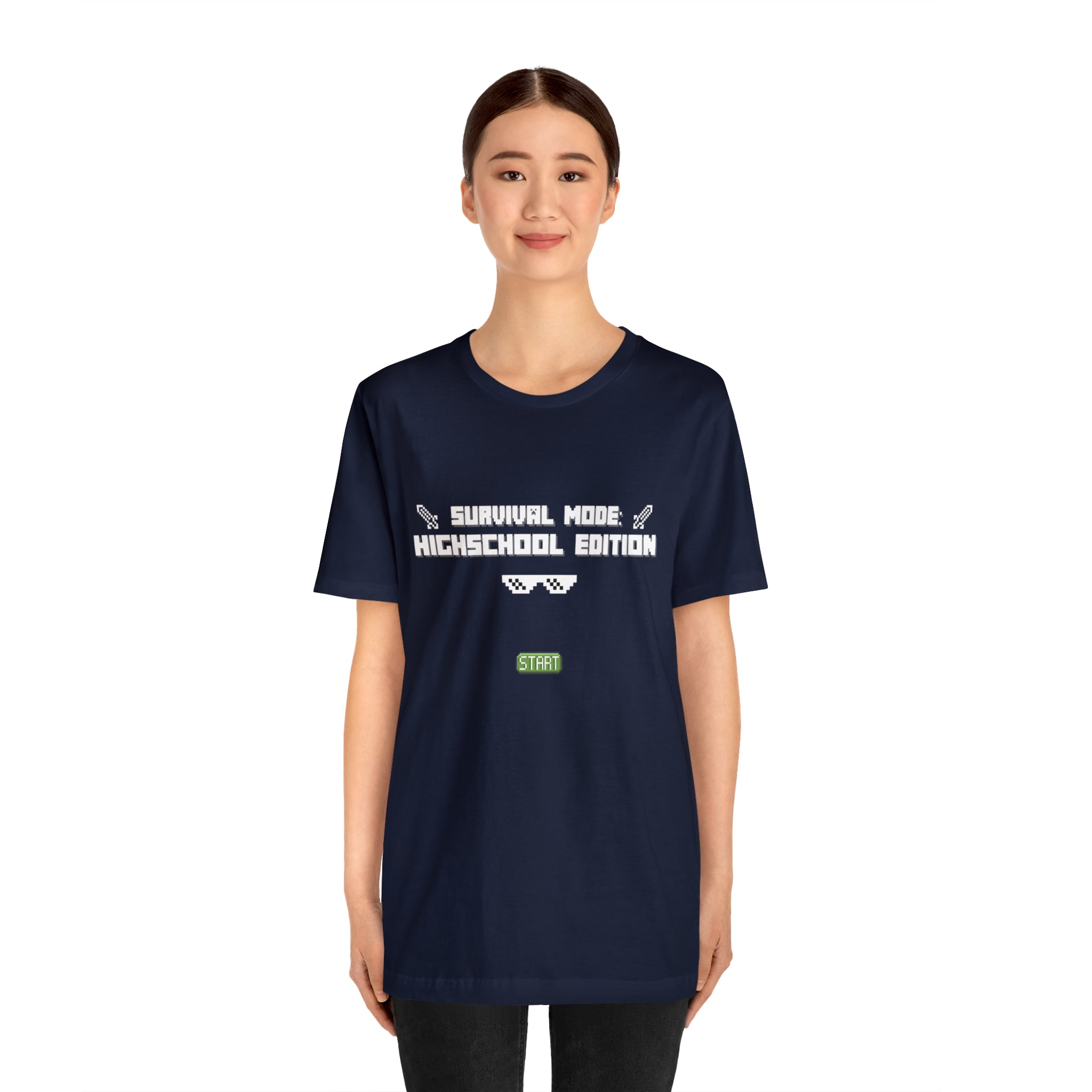 Highschool Survival Mode Shirt | Minecraft School Unisex T-Shirt
