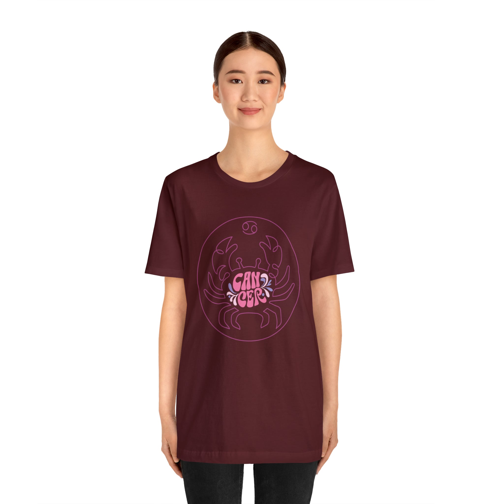 Cancer Crab Zodiac Graphics Shirt | Zodiac Sign Statement T-Shirt