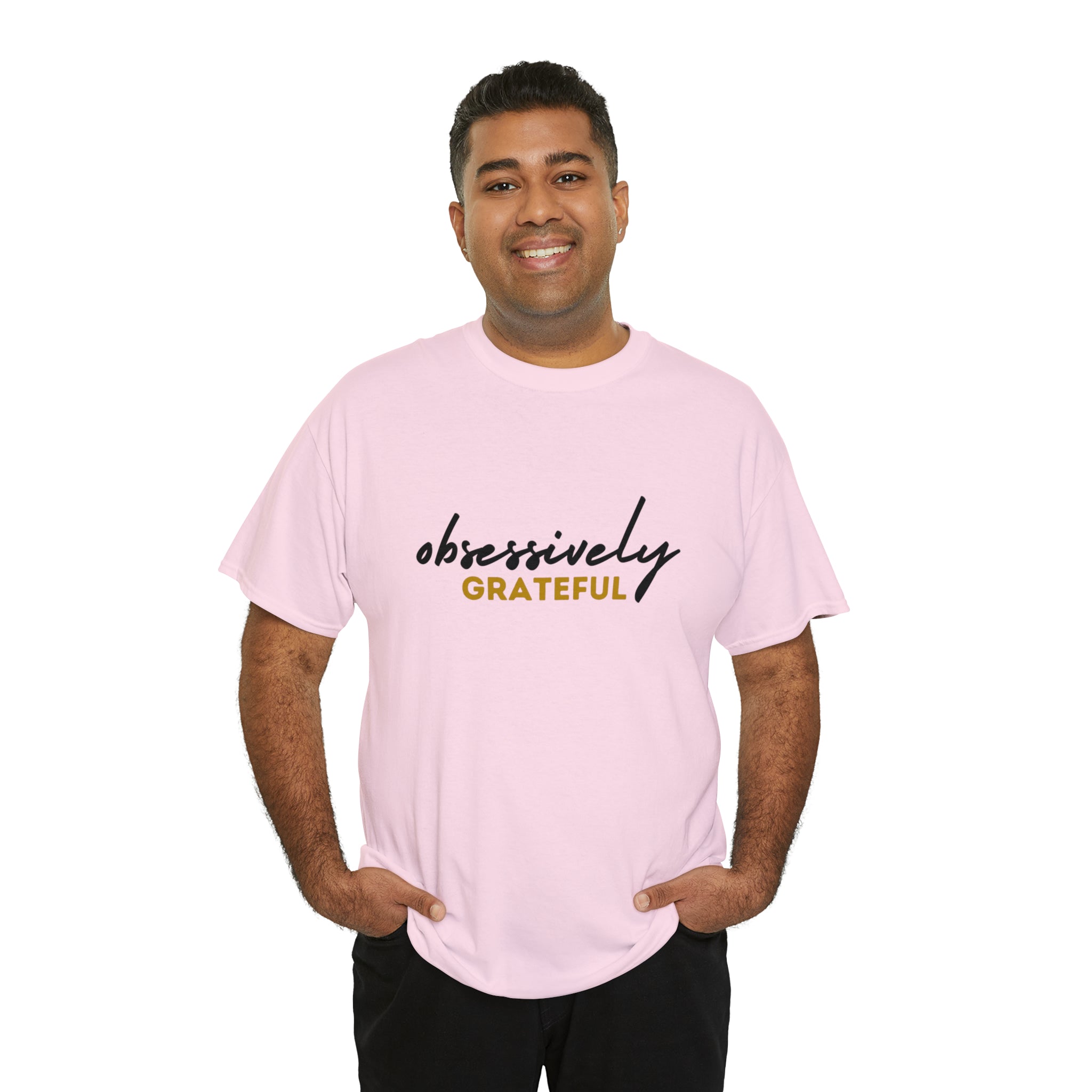 Obsessively Grateful Shirt | Minimalist Unisex T-Shirt