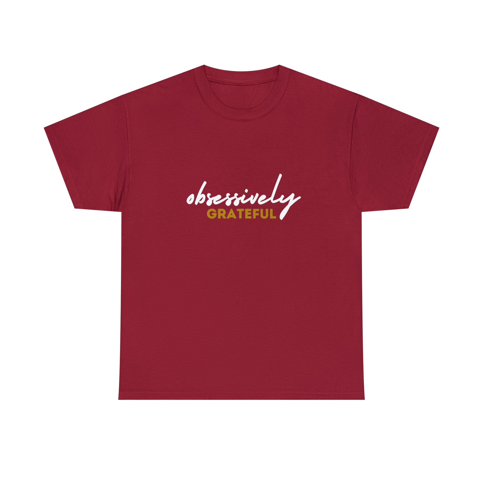 Obsessively Grateful Shirt | Minimalist Unisex T-Shirt