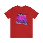 National Rollercoaster Day Pink Shirt | Carnival Ride T-Shirt