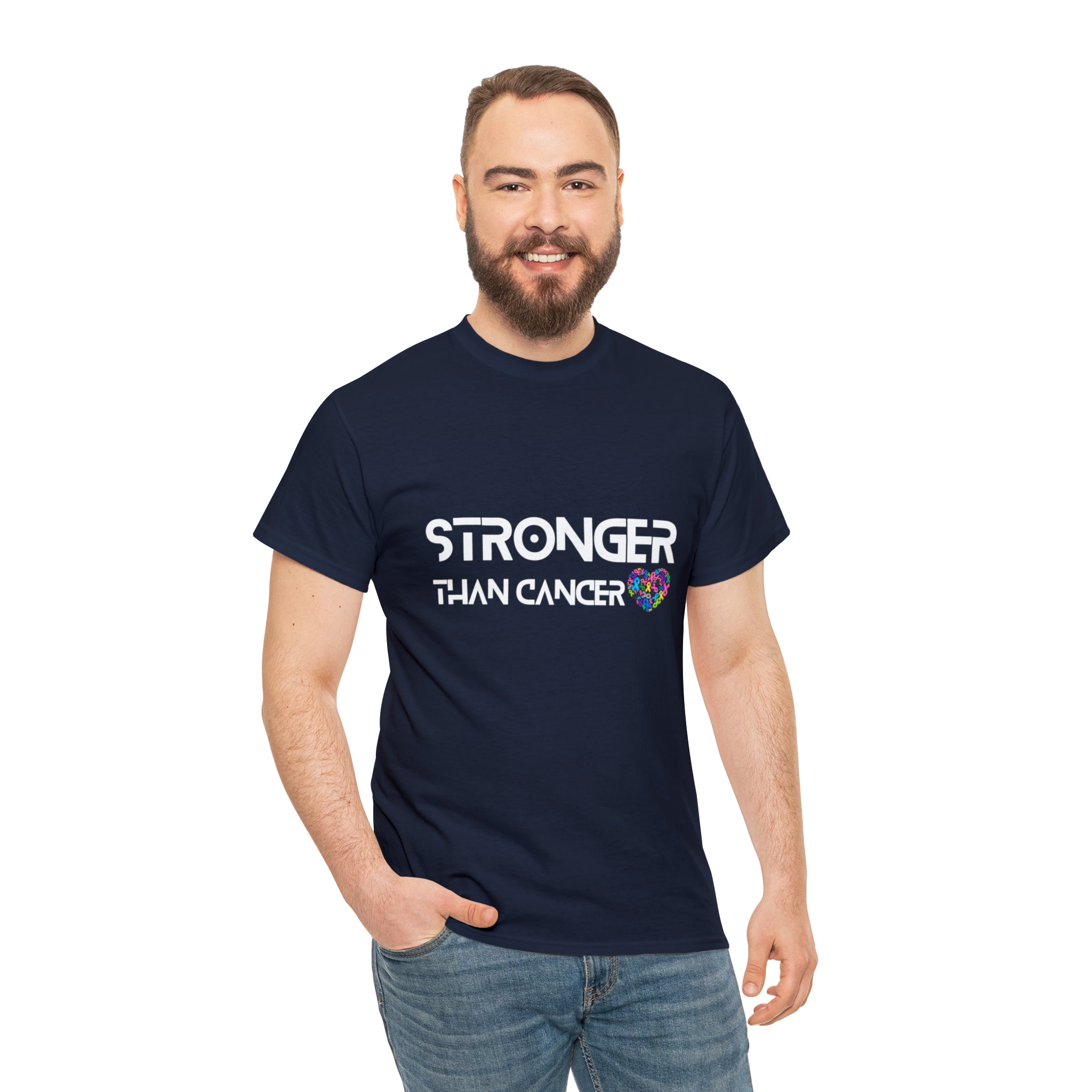 Stronger Than Cancer Shirt | Cancer Warrior Support Unisex T-Shirt