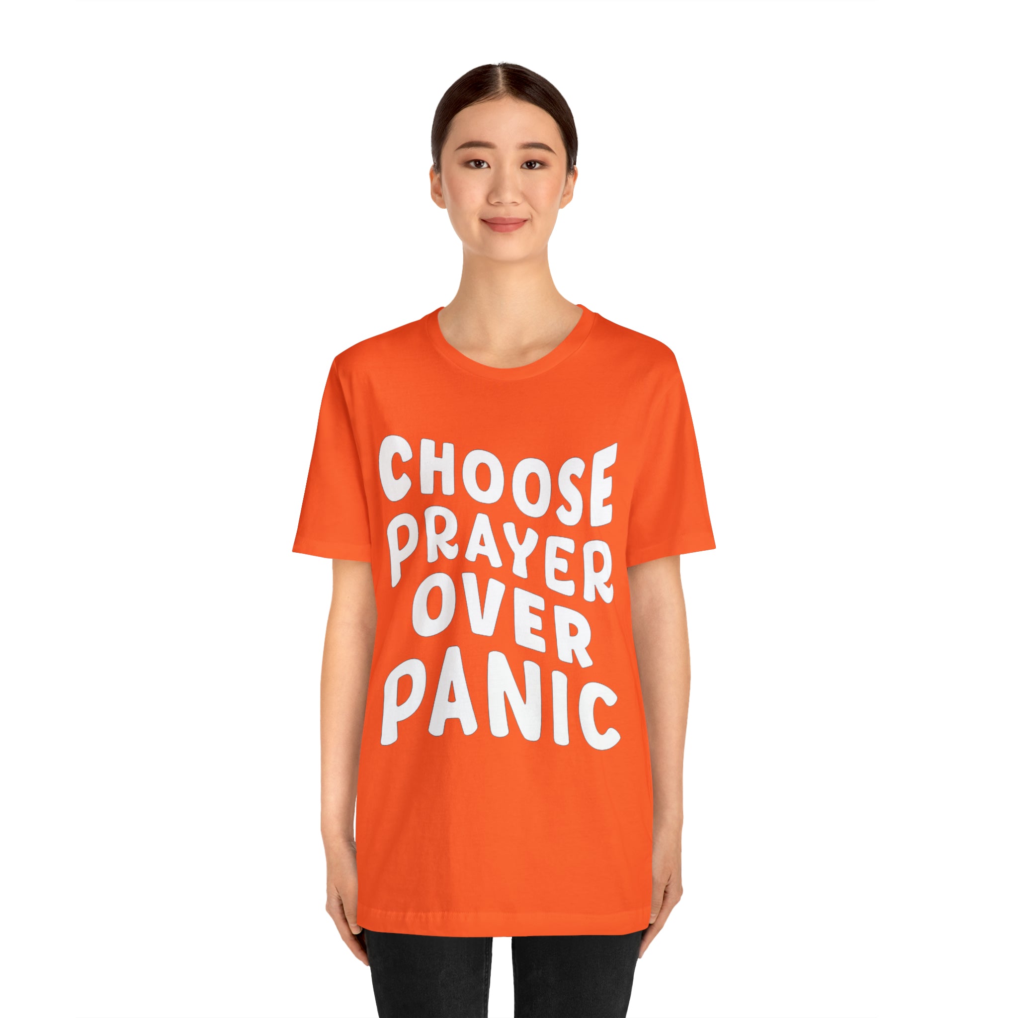 Prayer Over Panic Unisex Shirt | Religious Shirt for Prayers