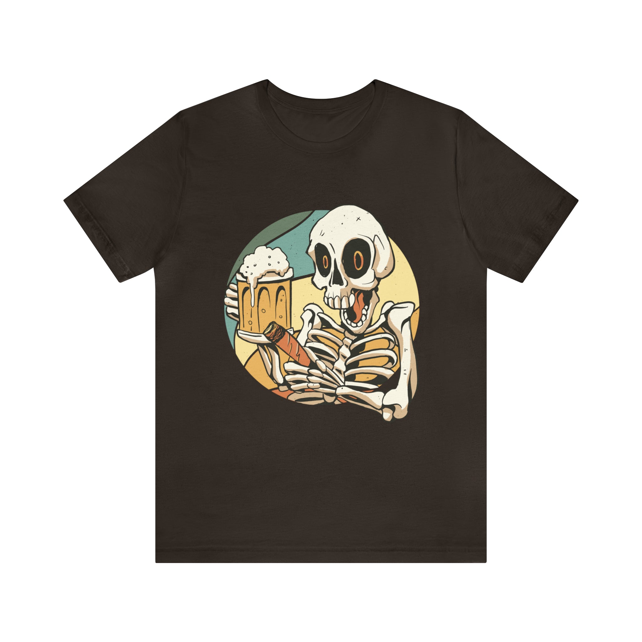 Skeleton Beer Shirt | Drink Beer Unisex T-Shirt