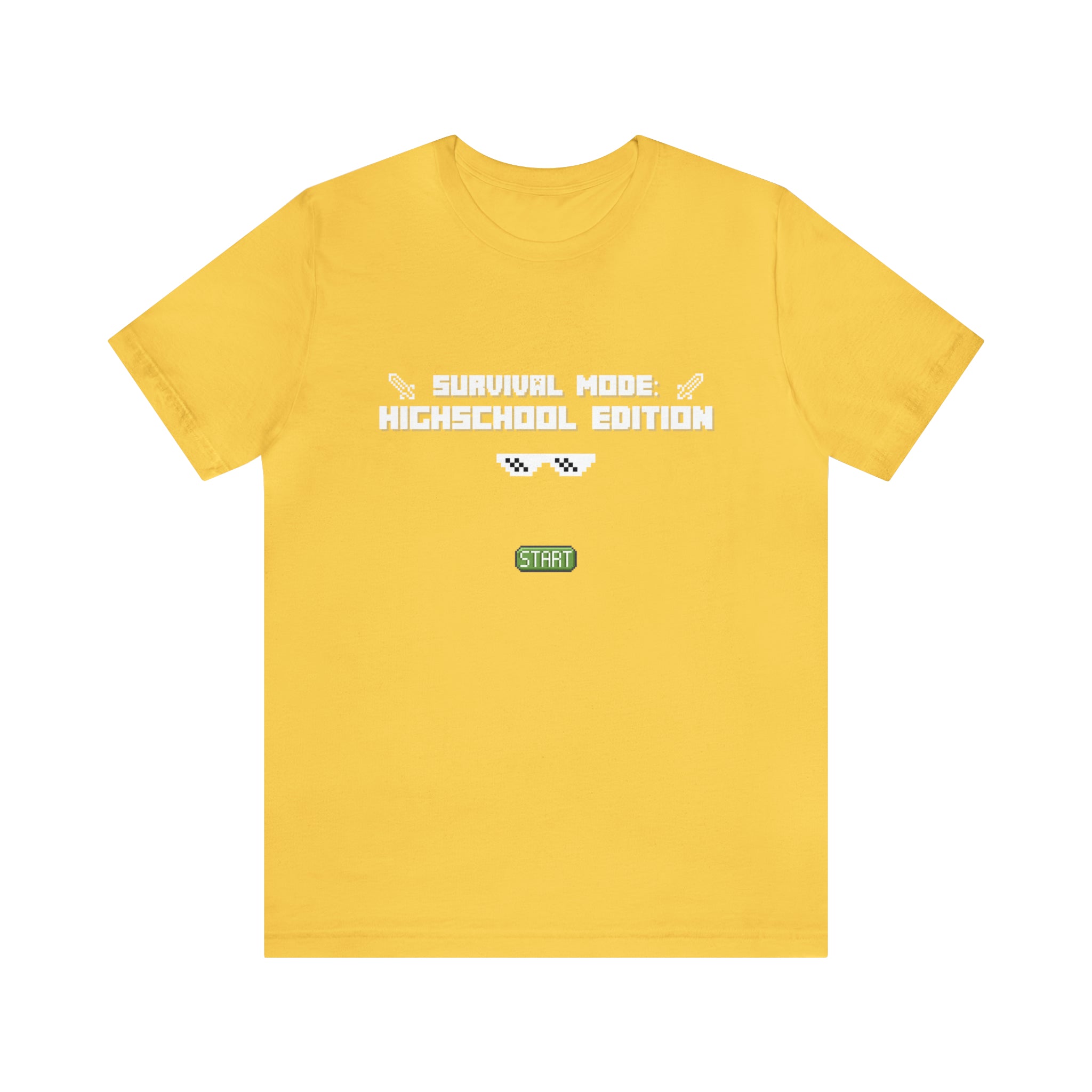 Highschool Survival Mode Shirt | Minecraft School Unisex T-Shirt