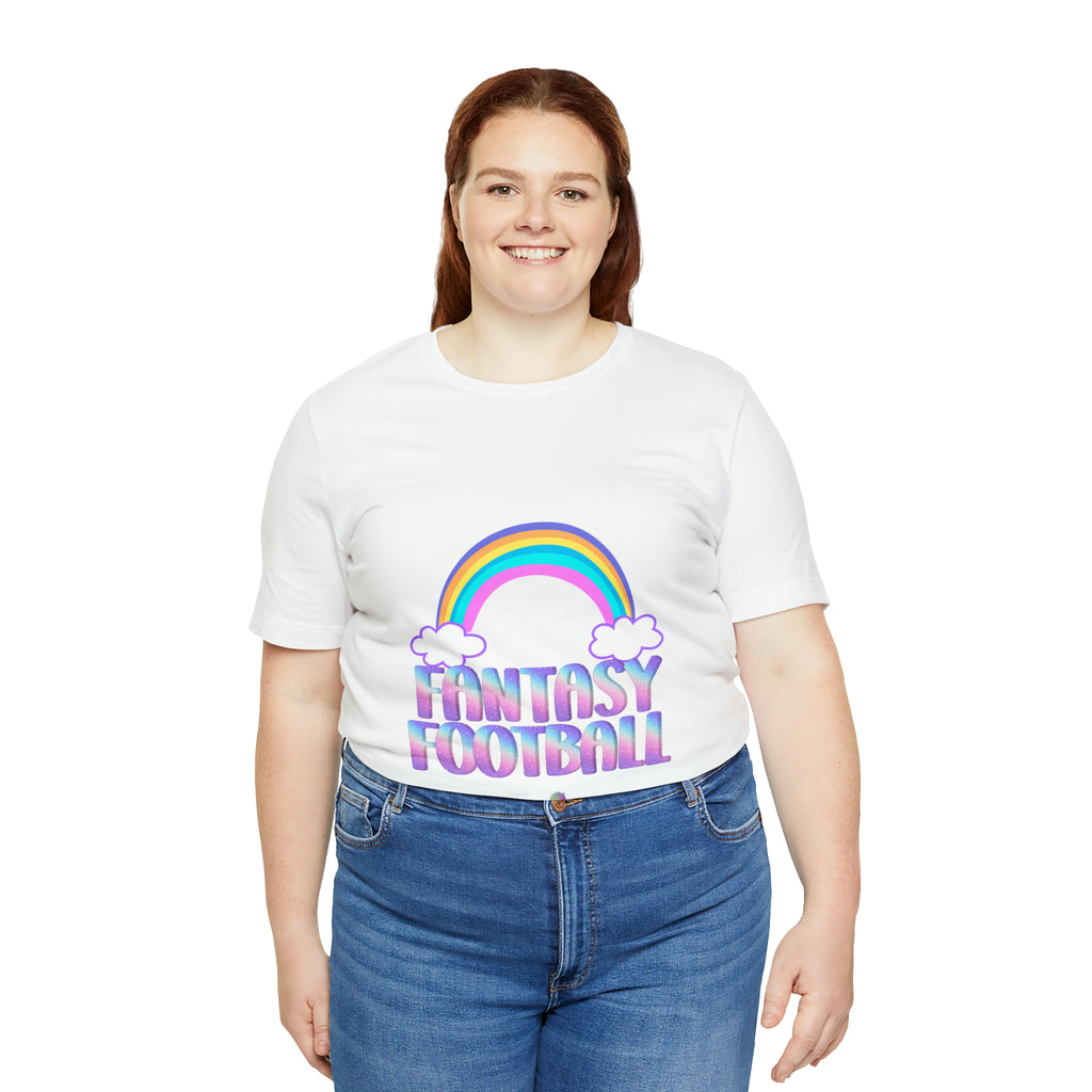 Cute Fantasy Football Shirt | Pink Cute Fantasy Football Unisex T-Shirt