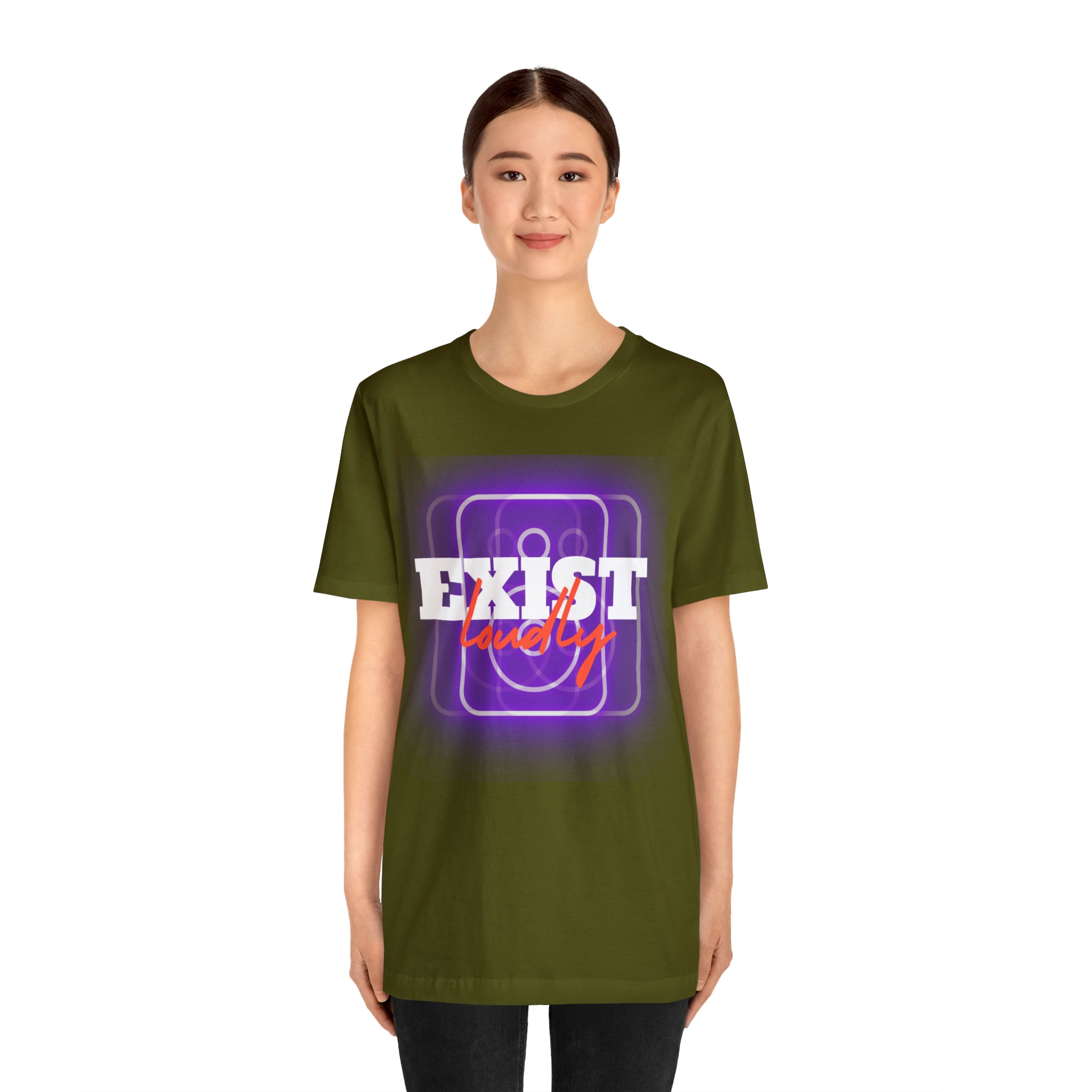 Exist Loudly Shirt | Trendy Statement Unisex T-Shirt