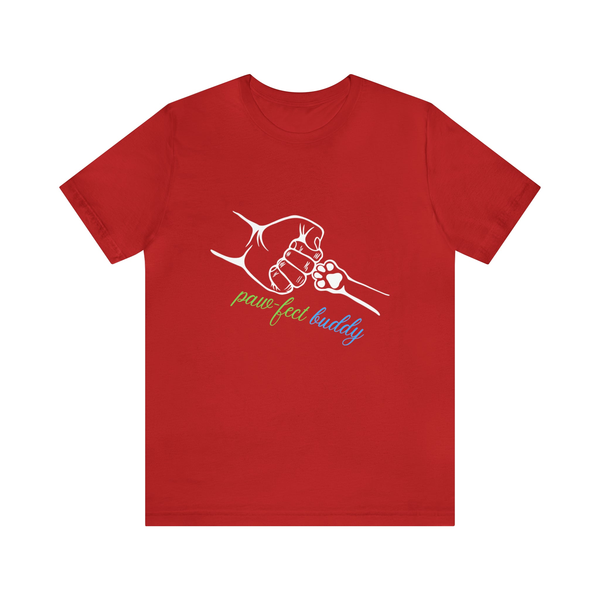 Paw-fect Buddy Sort Sleeve Shirt | Dog Lover Unisex T-Shirt