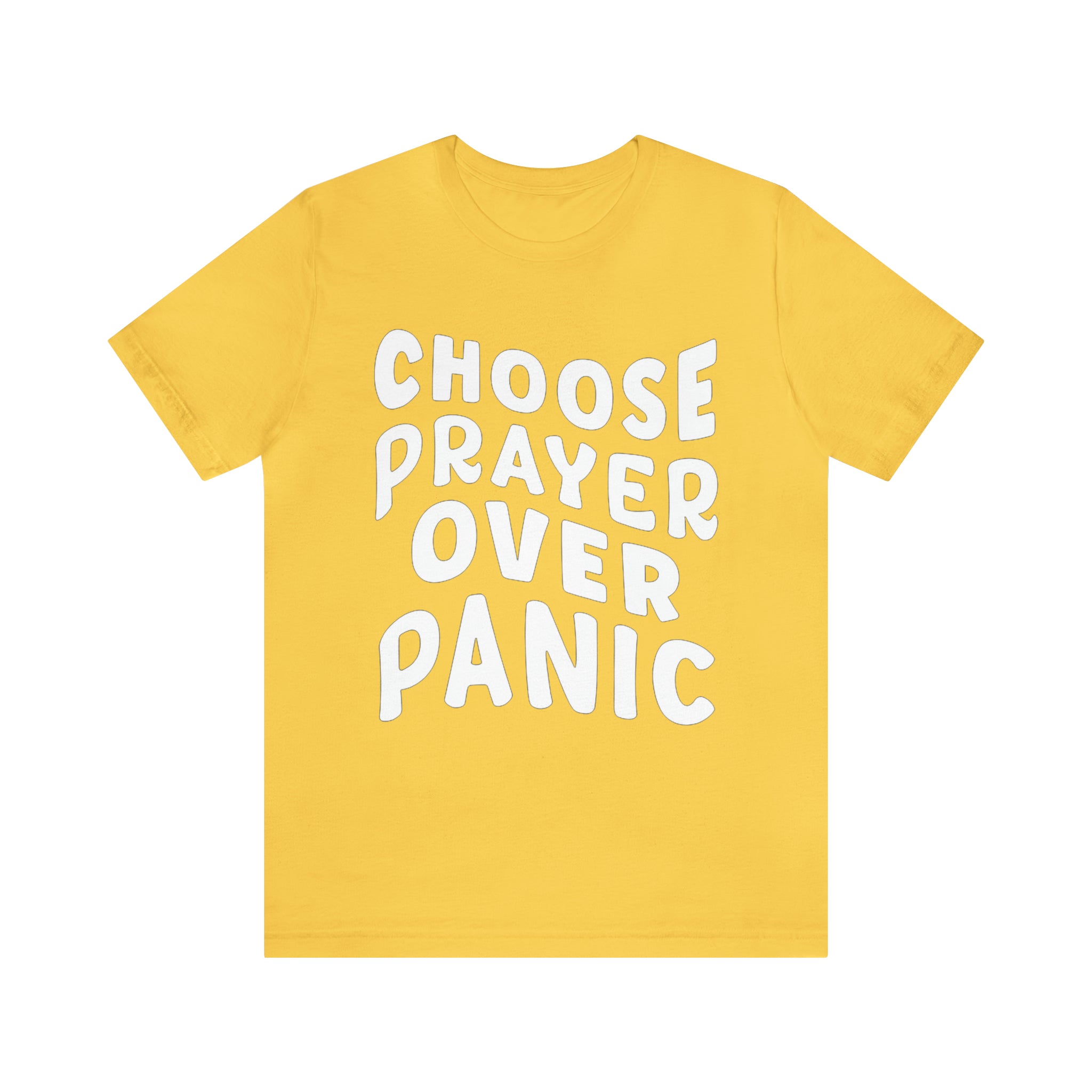 Prayer Over Panic Unisex Shirt | Religious Shirt for Prayers