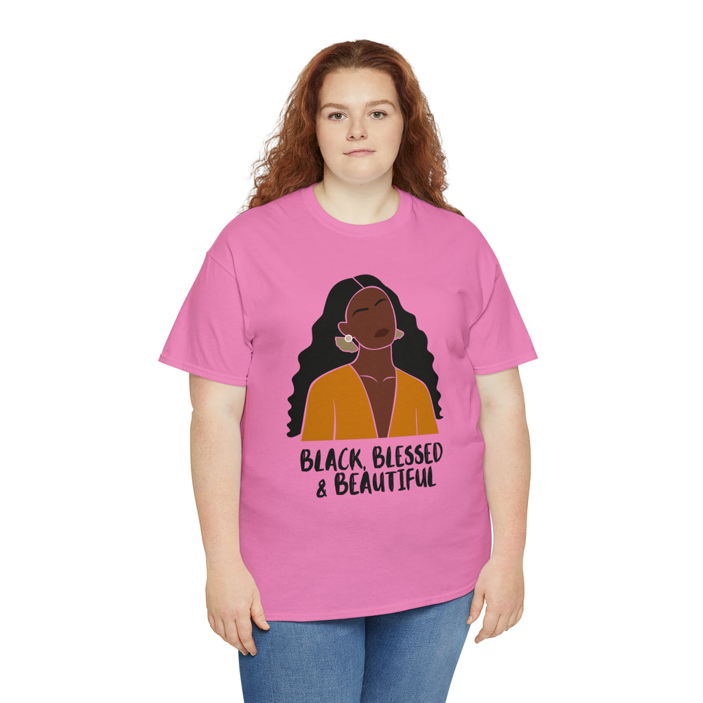 Black, Blessed & Beautiful Shirt | Empowered & Beautiful Cotton T-shirt