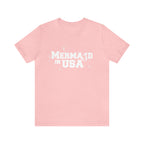 Mermaid in USA July 4th Shirt | July 4th Independence Statement T-Shirt